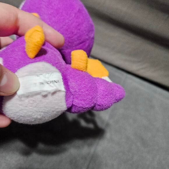 Momo Happy Valley Plush Doll Purple Caterpillar Asia Yellow Stars Smile Taiwan - Picture 6 of 7